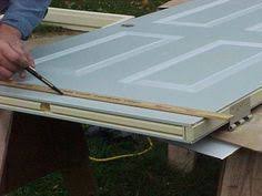 Mobile Home Exterior Doors Custom Size Replacement From A Standard Door Mobile Home Repair Mobile Home Renovations Mobile Home Doors Remodeling Mobile Homes