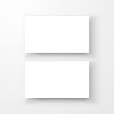 Blank Business Card With Shadow Template Top View Vector Illustration Blank Business Cards Templates Photo