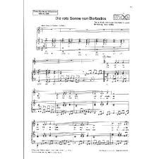 Die rote sonne von barbados lyrics. Songbook 1