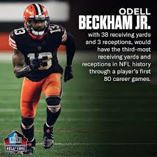 The complete pro football hall of fame class of 2020 was unveiled on saturday, one day before super bowl liv. Pro Football Hall Of Fame On Twitter With 38 Receiving Yards And 3 Receptions Today Obj Would Have The Third Most Receiving Yards And Receptions In Nfl History By A Player In His