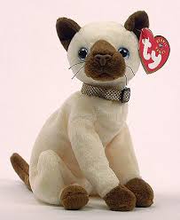 Black And White Beanie Baby Cat Siam Ty Beanie Babies Baby Beanie Baby Doll Nursery Ty Beanie