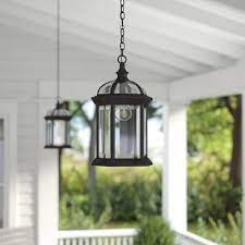 Laurel Foundry Modern Farmhouse Sarah 1 Light Outdoor Hanging Lantern Finish Outdoor Hanging Lanterns Farmhouse Outdoor Lighting Outdoor Hanging Lights
