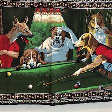 Vintage Dogs Playing Pool Tapestry Wall Hanging Atc New York Dogs Playing Pool Bob Marley Tapestry Vintage Dog
