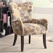 Coaster 902052 Plush Patterned Accent Chair Beige Circles Click Image For More Details Note It Is Coaster Furniture Accent Chairs Upholstered Accent Chairs