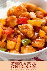 Sweet And Sour Chicken Recipe Easy Chinese Recipes Recipes Food