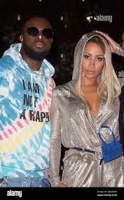 Gims and his wife Demdem attends 'I Am Not A Rapper' Elevenparis Capsule  Collection Launch Party