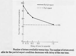 Sperling S Experiments With The Auditory Sensory Store Indicated That Storage Lasts Longer 3 To 4 Seconds This Point Is Indicate Graphing Partial Experiments