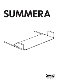Summera Support Clavier Coulissant Couleur Argent Ikea France Ikeapedia