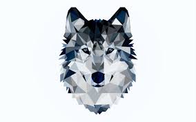 My First Attempt At Low Poly Art Based Of An Untitled Portrait Of A Lonesome Wolf Arte En Lienzo Tutorial De Arte Lobo Geometrico