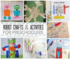 When they place a piece of paper into the bag they move the pointer on the dial towards green. Creative Preschool Robot Crafts And Activities I Heart Crafty Things