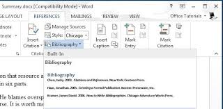 An annotated bibliography requires the pages to be numbered. How To Add Citations And References In Microsoft Word Documents