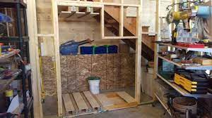 Slide Out Shelves For Under The Stairs Storage In My Garage Slide Out Shelves Under Stairs Stair Storage
