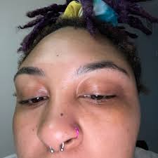 7mm Neon White Blue Red Pink Aqua Green Purple Black Nose Hoop Ring Nostril  Hoop Ring Seamless Hoop 22G 7mm Diameter 22 Gauge Pin