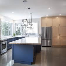 dual coloured wood cabinets