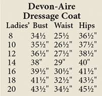 Ladies Devon Aire Dressage Coat