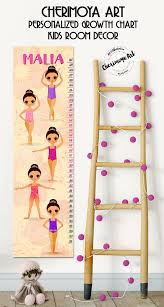 personalized growth chart kids gift kids height chart