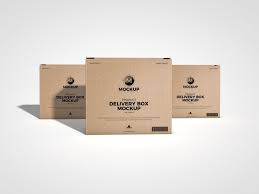 Free Psd Delivery Box Mockup Design For Cargo Mockup Planet 2020