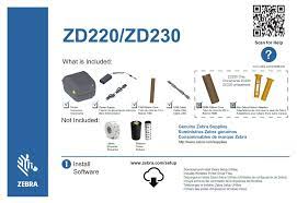 8.6.2.22655 recommended driver for use with zebradesigner 3. Zebra Zd220 Quick Start Manual Pdf Download Manualslib