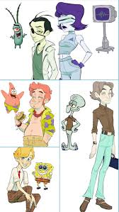 Spongebob Reimagined Anime Vs Cartoon Cartoon Characters As Humans Cartoon As Anime