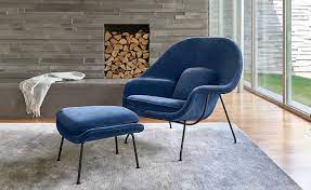 Womb chair a comfortable hug. Womb Chair Ottoman Von Eero Saarinen Bauhausberlin Bauhausdesign Mobel