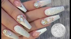 Diseños uñas semipermanentes, villanueva de córdoba. Amazing Nail Designs With Swarovski Crystals Increibles Disenos De Unas Con Cristales Swarovski Youtube