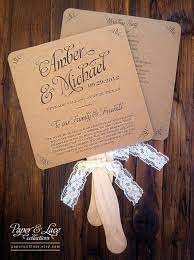 25 Beautifully Wedding Ideas Homemydesign Wedding Program Fans Wedding Fans Diy Wedding Program Fans