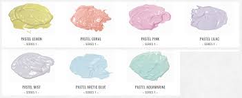 Colour Chart For Atelier Interactive Pastel