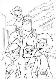 Life is always more entertaining for families when dad stays home with the kids while mom is working away, even when you're a superhero family! Incredibles 2 The Whole Parr Family The Incredibles 2 Kids Coloring Pages