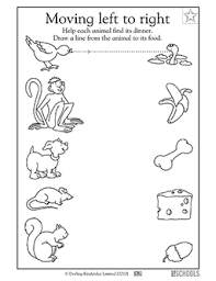 Animals worksheets for grade 1 pdf. Connect The Animal To Its Food Kindergarten Preschool Reading Writing Worksheet Greatschools
