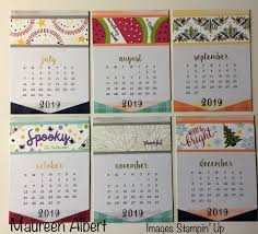 December 2018 Paper Pumpkin By Stampin Up Alternative Calendar Idea July December Paper Pumpkin Stampin Up Paper Pumpkin Calendar Stamps