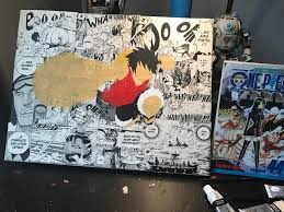 Share the best gifs now >>>. Painted Gear 2 Luffy Using Manga Paper From Vol 44 Onepiece