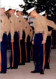 Dress Blue Charlies Lipstick Leathernecks The Marine Wife S Guide To Enlisted Uniforms Marine Outfit Blue Dresses Marine Corps Uniforms