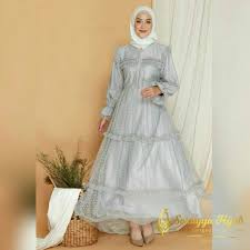 23 koleksi gamis motif bunga update terbaru 2019 gambar. 25 Inspirasi Keren Model Gamis Tile Polkadot Angela T Graff