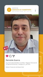Testimonio Reinaldo Guerra- Magíster en Ciencias de la Ingeniería, mención  Transporte