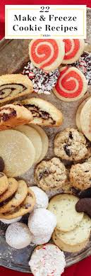Easy cookie recipes don't get better than this. The Freezer Cookie Plate 22 Cookies To Make Freeze Now Christmas Baking Easy Frozen Cookies Christmas Cookies Easy