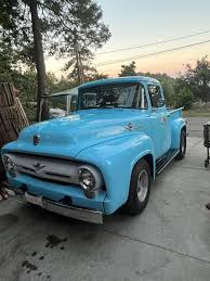 Image result for DIamond Blue 1956 Ford Truck