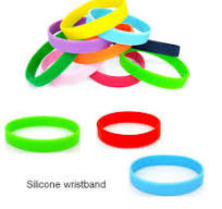 60-Pack Black Silicone Wristbands - Stretchable Rubber Bracelets For Sports  Teams & Events (8" Circumference)