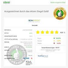 Also ich/wir haben nur gute. Bon Kredit Und Boncred Unser Testbericht Alles Wichtige 07 2021