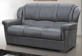 Leather l sectional sofa, created for macy's. Lazio 3 Seater Sofa Genuine Italian Leather Dark Grey Leather Sofas Fabric Sofas