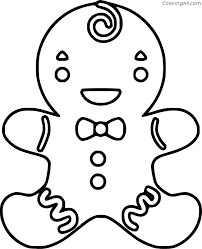 To continue working on counting and identifying numbers, madelynn worked on this color by. Gingerbread Baby Coloring Page Coloringall
