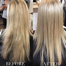 Intensely hydrating oils like coconut and avocado help your hair keep its moisture to prevent breakage and come in a ton of different treatments, from overnight masks to light hairstyle finishers. Blonde Transformation Hair Breakage Treatment Chemically Damaged Hair Hair Treatment Damaged