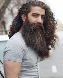 The faded pomp style also boasts of a short and trimmed beard with a curled mustache. 58 Amazing Beard Styles With Long Hair For Men Fashion Hombre
