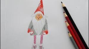 Gestrickte wichtel mit aufhängung, jeder wichtel ein unikat, länge ohne aufhängung ca. Weihnachts Wichtel Malen How To Draw A Christmas Gnome Kak Narisovat Rozhdestvenskogo Gnoma Youtube
