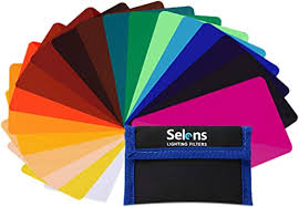 Amazon Com Selens 20 Pieces Universal Gels Lighting Filter Kit For Camcorder Led Video Light 3 74 X 2 56 Transparent Color Correction Lighting Film Plastic Sheets Camera Photo
