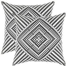 Black And White Accent Pillows Amazon Amazon Com Treewool 2 Pack Throw Pillow Covers Kaleidoscope Accent Decorative Pillowcases Toss Pil Blue Pillows Decorative White Throw Pillows Pillow Covers