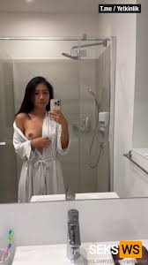 Uzbek girl strips nude in hamam for a erotic video - wild