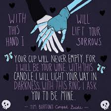 Corpse Bride Corpse Bride Wedding Wedding Vows That Make You Cry Tim Burton Corpse Bride