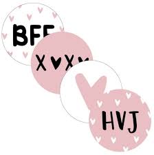 Kleurplaten van bff's, best friends for ever. Kleurplaat Bff Hartje