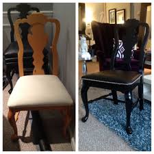 Dining Chair Redo Modern Update Nailhead Redo Dining Chairs Dining Chairs Chair Redo