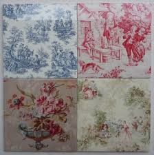 Carrelage Imprime Toile De Jouy Campagne 15x15 Cm Toile De Jouy Toile Rideau Decoration